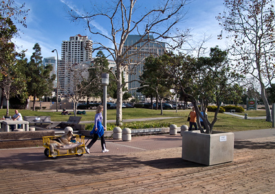 Taking a WALK on a beautiful winter day in downtown SAN DIEGO.